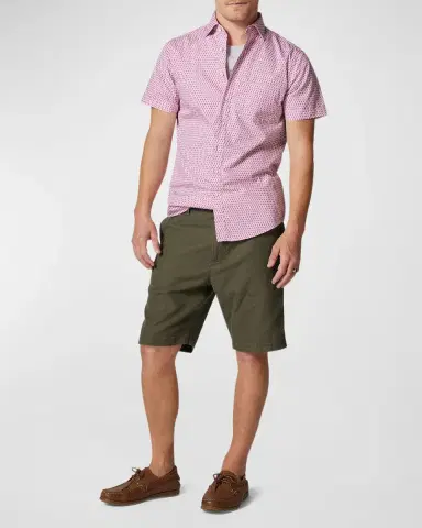 Rodd & Gunn Men's Rosebank Poplin Short-Sleeve Shirt | Thumbnail 2 Rodd & Gunn Men's Rosebank Poplin Short-Sleeve Shirt | Thumbnail 2