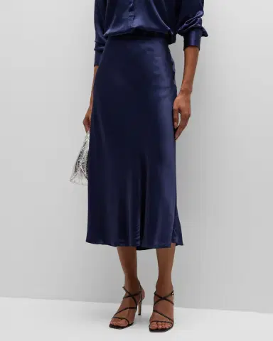 Rails Anya Satin Midi Skirt | Thumbnail 2