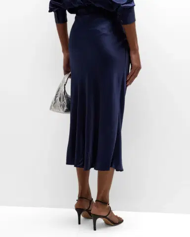 Rails Anya Satin Midi Skirt | Thumbnail 6