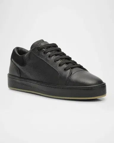 Giuseppe Zanotti Men's Gz-City Tonal Leather Low-Top Sneakers | Thumbnail 2 Giuseppe Zanotti Men's Gz-City Tonal Leather Low-Top Sneakers | Thumbnail 2