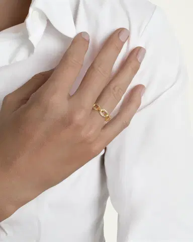 Anabel Aram Jewelry Enchanted Forest Chain Ring | Thumbnail 3
