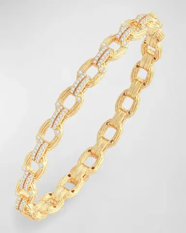 Anabel Aram Jewelry Enchanted Forest Chain Hinged Bangle | Thumbnail 3