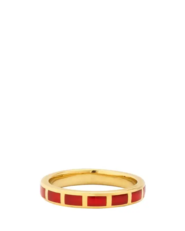 Jan Leslie Dash Rectangle Gemstone Ring