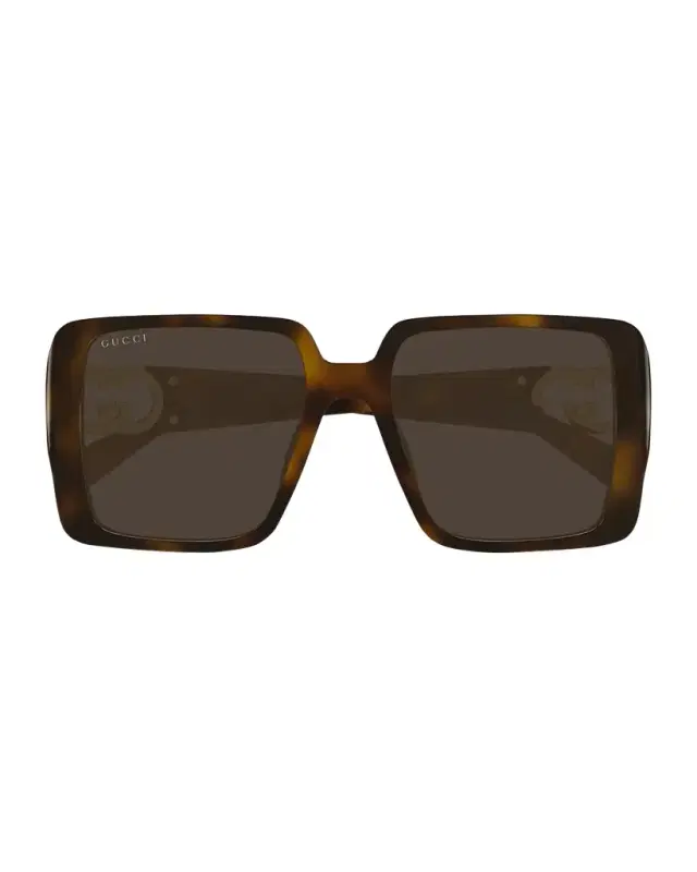 Oversized Plastic Square Sunglasses