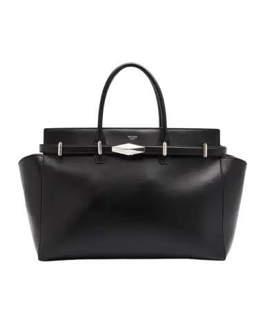 Jimmy Choo Diamond Belted Leather Top-Handle Bag | Thumbnail 1 Jimmy Choo Diamond Belted Leather Top-Handle Bag | Thumbnail 1