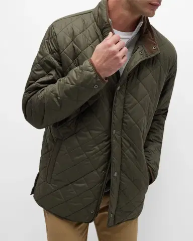 Peter Millar Men's Suffolk Quilted Travel Coat | Thumbnail 5 Peter Millar Men's Suffolk Quilted Travel Coat | Thumbnail 5