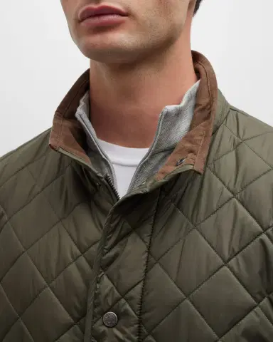 Peter Millar Men's Suffolk Quilted Travel Coat | Thumbnail 6 Peter Millar Men's Suffolk Quilted Travel Coat | Thumbnail 6