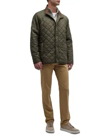 Peter Millar Men's Suffolk Quilted Travel Coat | Thumbnail 1 Peter Millar Men's Suffolk Quilted Travel Coat | Thumbnail 1