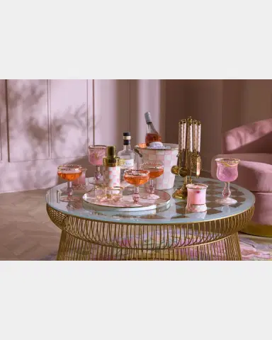 MacKenzie-Childs Rosy Check Shot Glass, 2 oz. | Thumbnail 2 MacKenzie-Childs Rosy Check Shot Glass, 2 oz. | Thumbnail 2