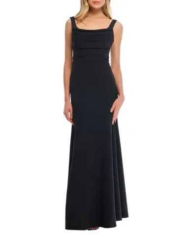 Shoshanna Bartlett Ruched Long Gown | Thumbnail 1 Shoshanna Bartlett Ruched Long Gown | Thumbnail 1