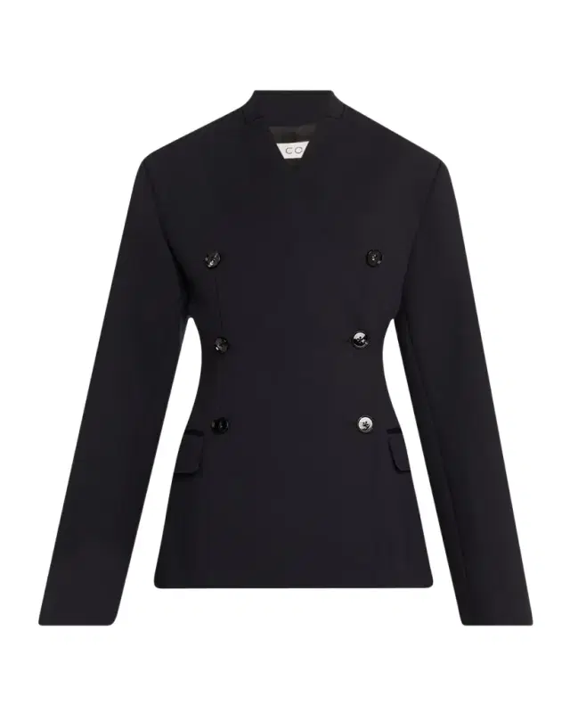 Sculptural llarless Jacket