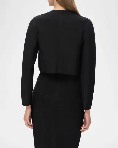 Hervé Léger The Lucia Cropped Crewneck Jacket | Thumbnail 3
