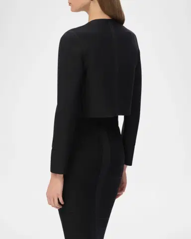 Hervé Léger The Lucia Cropped Crewneck Jacket | Thumbnail 5
