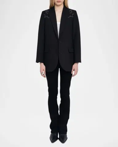 Zadig & Voltaire Viva Strass Western Blazer | Thumbnail 2 Zadig & Voltaire Viva Strass Western Blazer | Thumbnail 2