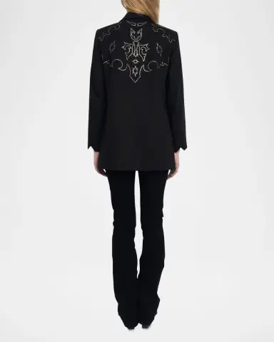 Zadig & Voltaire Viva Strass Western Blazer | Thumbnail 3 Zadig & Voltaire Viva Strass Western Blazer | Thumbnail 3