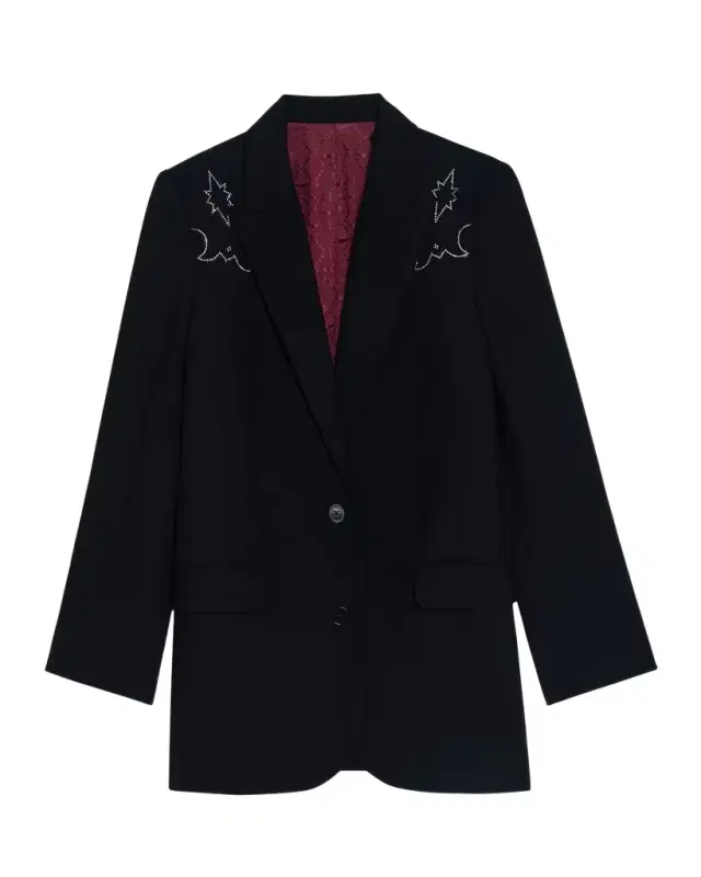 Zadig & Voltaire Viva Strass Western Blazer