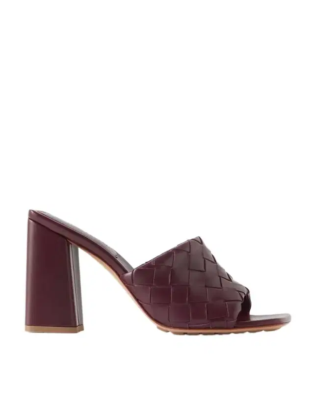 Parco Intrecciato Leather Mules