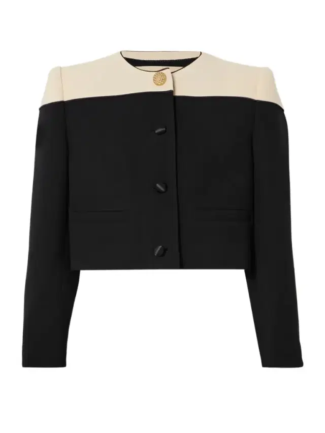 Two-tone Wool Jacket