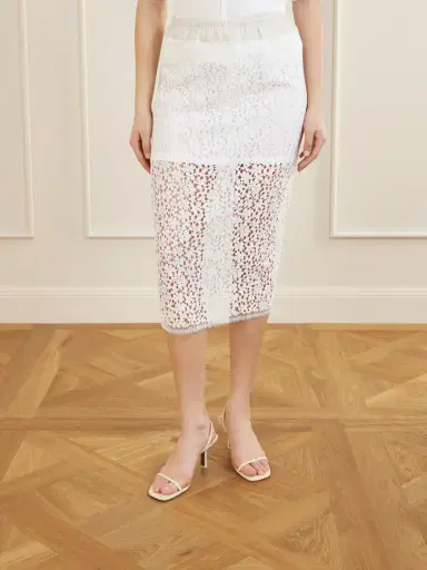 Maria McManus Cotton-lace Midi Skirt | Thumbnail 3 Maria McManus Cotton-lace Midi Skirt | Thumbnail 3