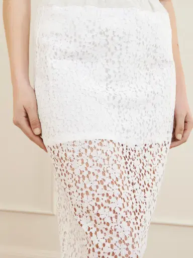 Maria McManus Cotton-lace Midi Skirt | Thumbnail 5 Maria McManus Cotton-lace Midi Skirt | Thumbnail 5