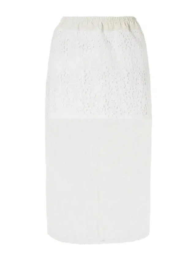 Cotton-lace Midi Skirt