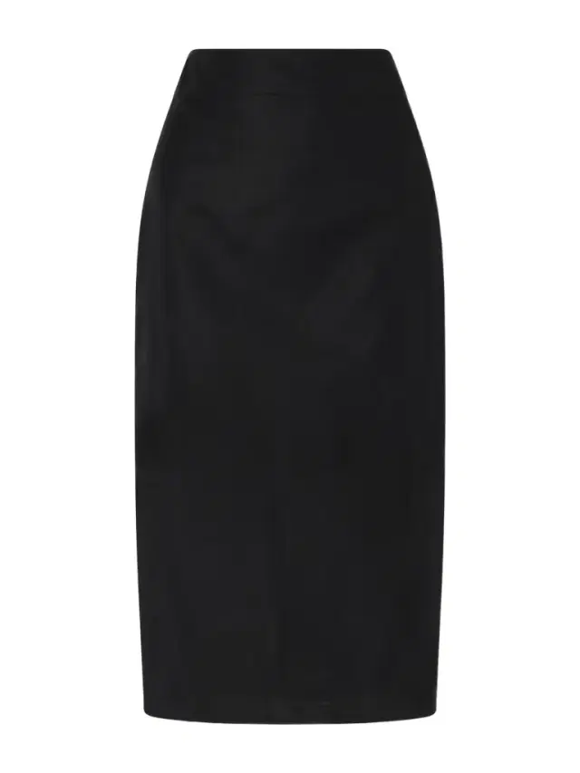 Organic Cotton-organza Midi Skirt