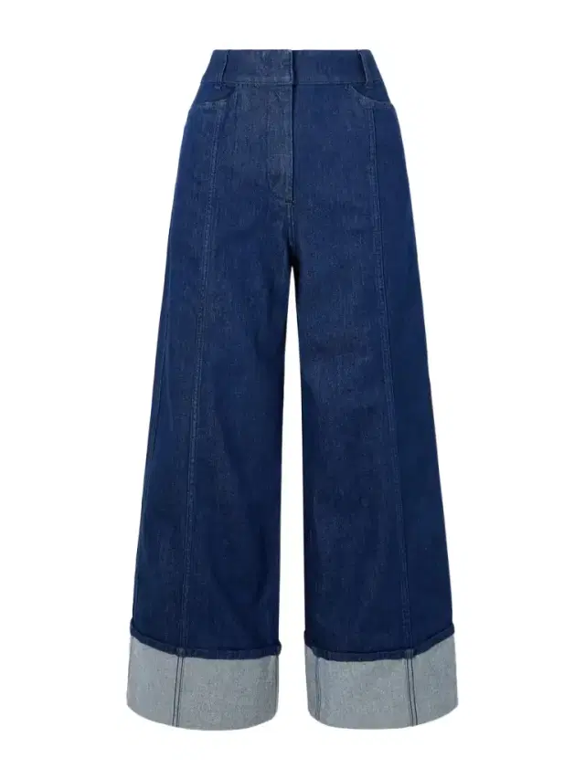 Organic High-rise Wide-leg Jeans