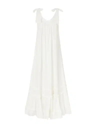 Cristiano Marcheli Bella Ruffled Tiered Broderie Anglaise Cotton Maxi Dress | Thumbnail 1
