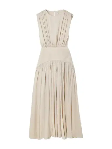Abadia Suri Gathered Plissé-satin Gown | Thumbnail 1 Abadia Suri Gathered Plissé-satin Gown | Thumbnail 1