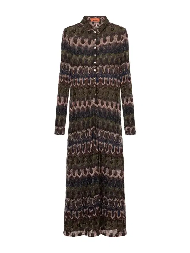 Metallic Crochet-knit Cardigan