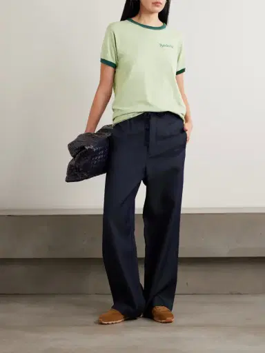 Sanderlak Wool-blend Twill Wide-leg Pants | Thumbnail 2