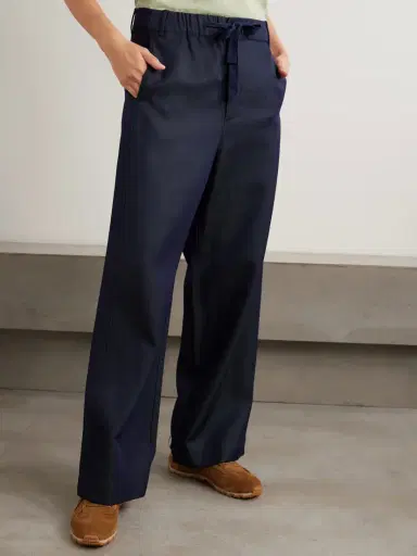 Sanderlak Wool-blend Twill Wide-leg Pants | Thumbnail 3