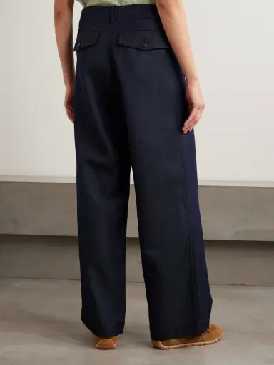 Sanderlak Wool-blend Twill Wide-leg Pants | Thumbnail 4