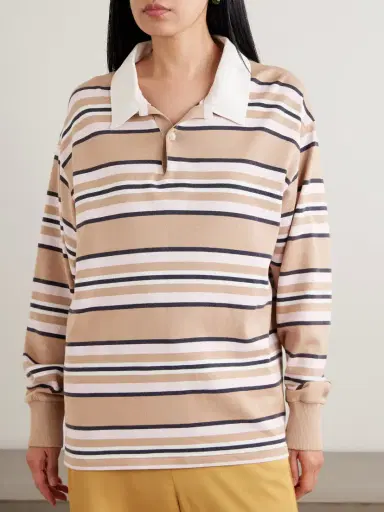 Sanderlak Striped Cotton-jersey Polo Shirt | Thumbnail 3 Sanderlak Striped Cotton-jersey Polo Shirt | Thumbnail 3