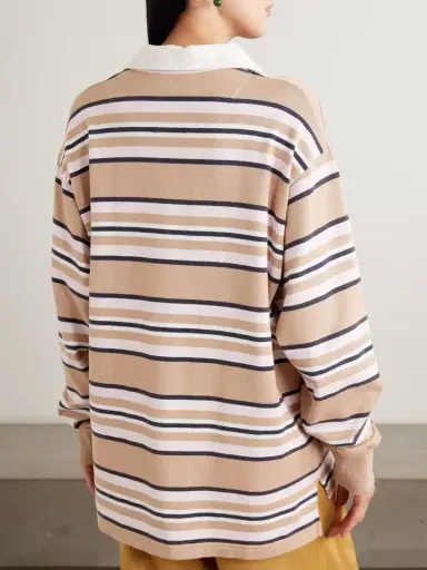 Sanderlak Striped Cotton-jersey Polo Shirt | Thumbnail 4 Sanderlak Striped Cotton-jersey Polo Shirt | Thumbnail 4