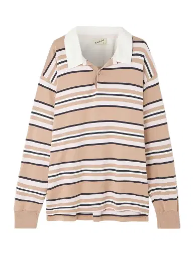 Sanderlak Striped Cotton-jersey Polo Shirt | Thumbnail 1 Sanderlak Striped Cotton-jersey Polo Shirt | Thumbnail 1