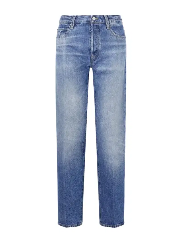 Essential Recycled Mid-rise Straight-leg Jeans