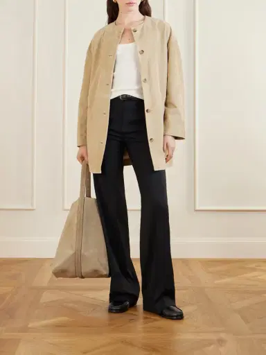 Loulou de Saison Waren Paneled Suede Jacket | Thumbnail 2 Loulou de Saison Waren Paneled Suede Jacket | Thumbnail 2