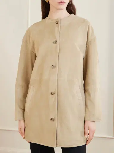 Loulou de Saison Waren Paneled Suede Jacket | Thumbnail 3 Loulou de Saison Waren Paneled Suede Jacket | Thumbnail 3