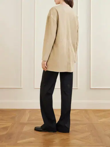 Loulou de Saison Waren Paneled Suede Jacket | Thumbnail 4 Loulou de Saison Waren Paneled Suede Jacket | Thumbnail 4