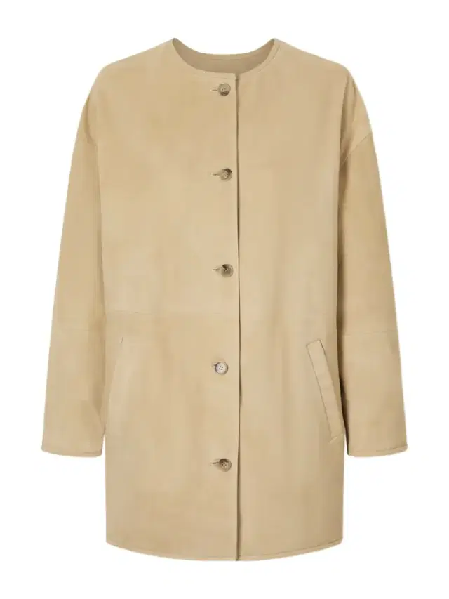 Waren Paneled Suede Jacket