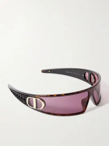 DIOR Eyewear Verydior M1u Wrap-around Tortoiseshell Acetate Sunglasses | Thumbnail 3 DIOR Eyewear Verydior M1u Wrap-around Tortoiseshell Acetate Sunglasses | Thumbnail 3