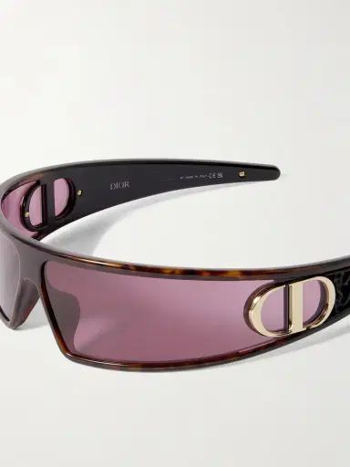 DIOR Eyewear Verydior M1u Wrap-around Tortoiseshell Acetate Sunglasses | Thumbnail 4 DIOR Eyewear Verydior M1u Wrap-around Tortoiseshell Acetate Sunglasses | Thumbnail 4