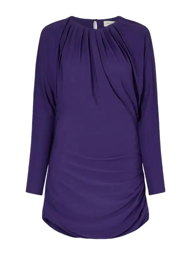 Rickie Ruched Jersey Mini Dress