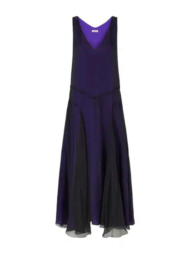 Millie Asymmetric Pleated Silk-chiffon Dress