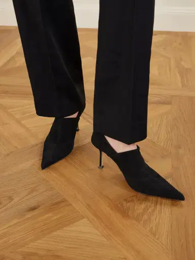 CHRISTEN Helix Suede Pumps | Thumbnail 2