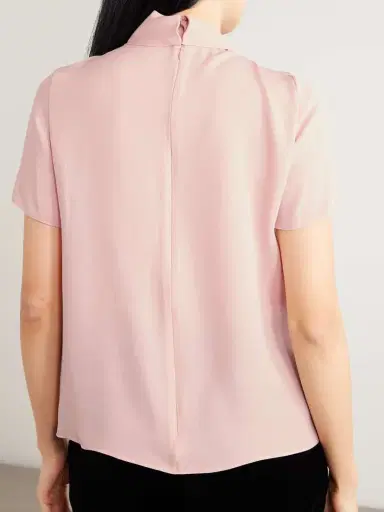 Valentino Garavani Silk-georgette Blouse | Thumbnail 3 Valentino Garavani Silk-georgette Blouse | Thumbnail 3