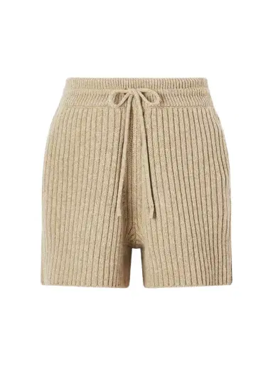 Burberry Ribbed Wool And Cashmere-blend Shorts | Thumbnail 1