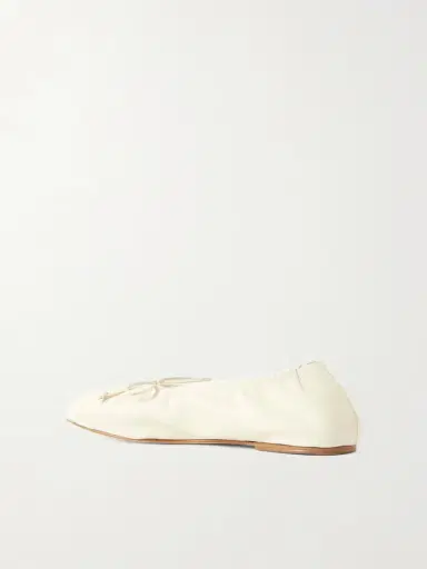 Magda Butrym Bow-detailed Leather Ballet Flats | Thumbnail 3 Magda Butrym Bow-detailed Leather Ballet Flats | Thumbnail 3