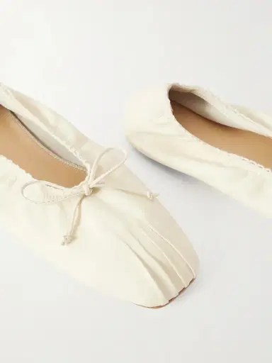 Magda Butrym Bow-detailed Leather Ballet Flats | Thumbnail 5 Magda Butrym Bow-detailed Leather Ballet Flats | Thumbnail 5